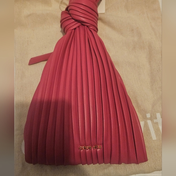 Dolce Vita Carey Pleated Wristlet Pink - Picture 7 of 10